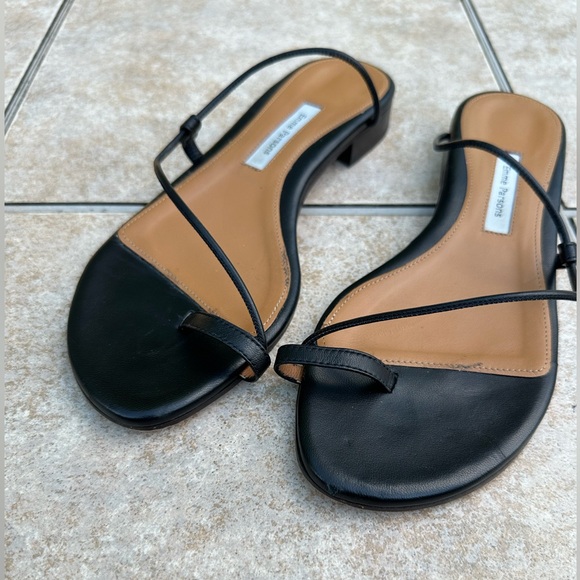EMME PARSONS BLACK SUSAN SLIDE SANDALS - Picture 15 of 15